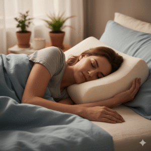 😴 Almohada Ergonómica Ortopédica para Cuello – Descanso perfecto y alivio cervical